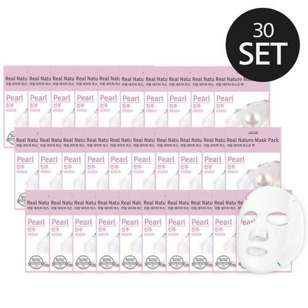 

RIRE Real Nature Pearl Mask Pack 30 Sheets Set 20g