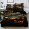 3-Piece Simple Modern Skull Animal Pattern Digital Printed Down Duvet Cover Set,Bedding Set(1 Down Duvet Cover+2 Pillowcases)