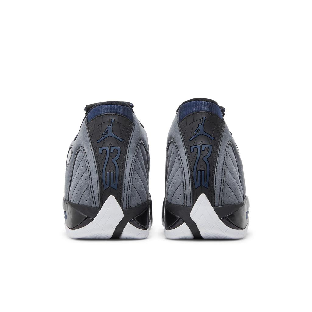 Air Jordan 14 Retro 'Graphite Navy' (Unisex) Light Graphite / Midnight Navy / Black / White Vintage Basketball Shoes 311832 011