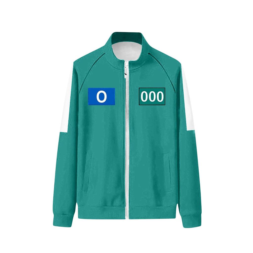 Adults DIY Casual Fashion Print Long Sleeve Zipper Sweatshirts Top