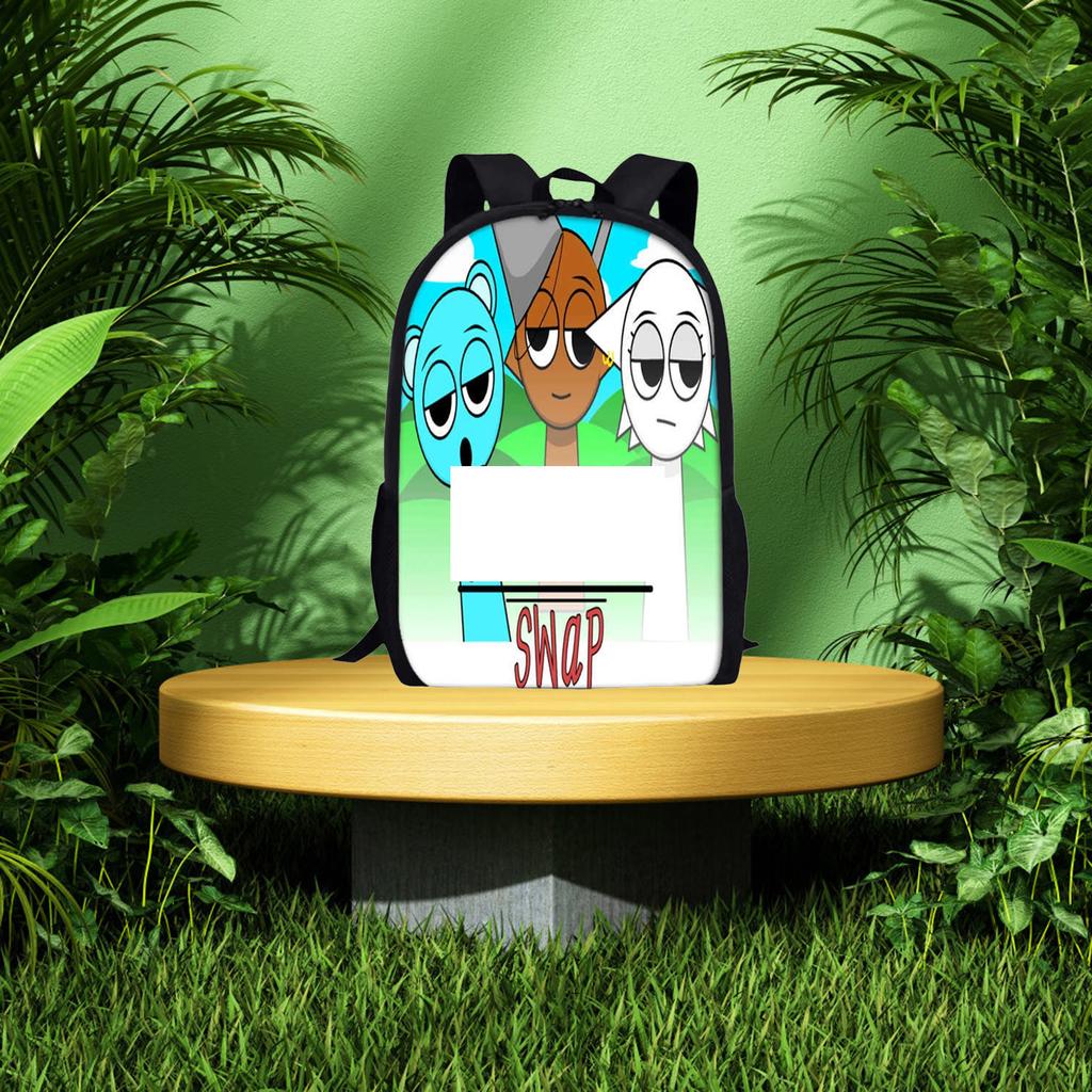 Large Capacity Backpack For Primary And Secondary School Students, Cartoon Shoulder Bag And Pencil Case For Children