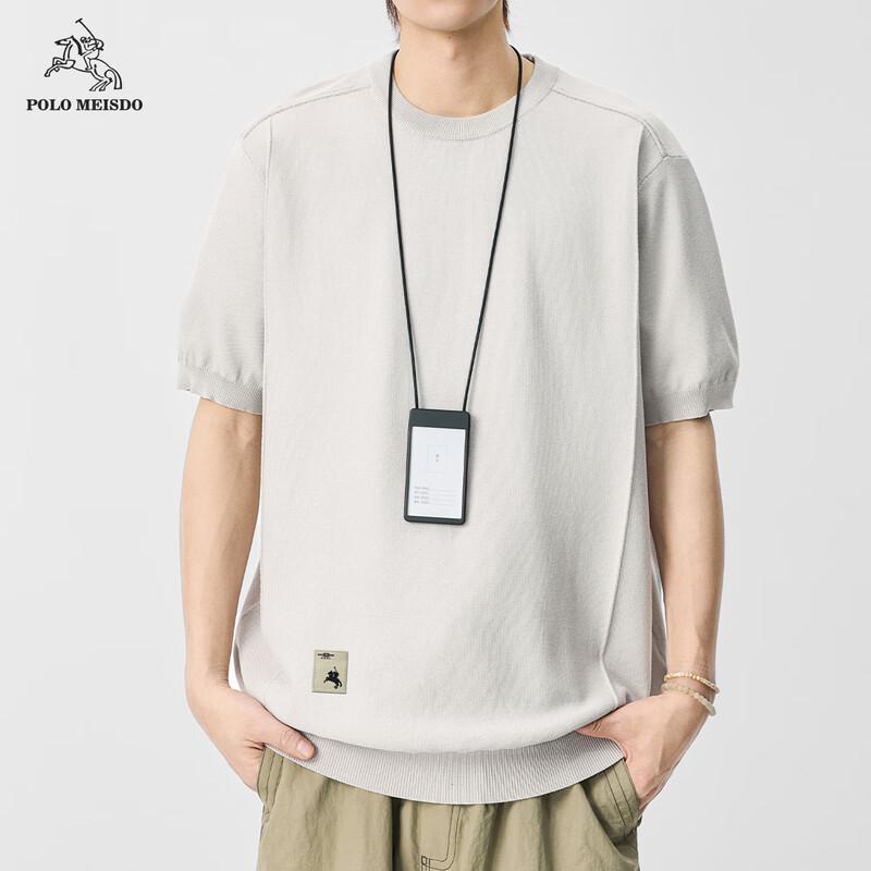 

POLOMEISDO Men s Short Sleeve Knit T-Shirt 3XL