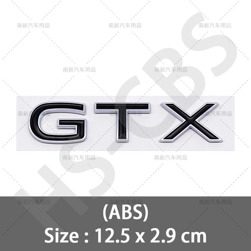 ABS GTX Badge Emblem Sticker Rear Trunk Decal Door Luggage For ID4 ID3 ID5 ID6 Car Styling GTX Logo Accessorie