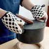 1Pc Thick Cotton Oven Glove Heat Resistant Mitt for Microwave Baking Non-Slip Kitchen Glove