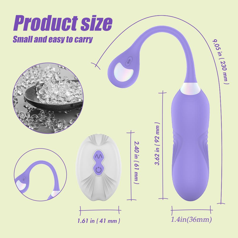 10 prędkości wibrujące jajko kulka pochwy bezprzewodowy zdalny teleskopowy skok jaja Sex zabawki wibrator dla kobiet stymulacja punktu G