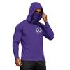 Men's Summer Hawaiian Print Quick Dry Long Sleeve T Shirt Ice Silk UPF50 Plus UV Protection Fitness Sports Hoodie Sun Protection Top