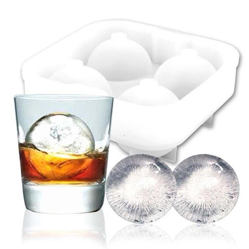 Whiskey Ice Cube Ball Maker Mold Sphere Mould Party Tray Round Bar Siliconebuy at a low prices
