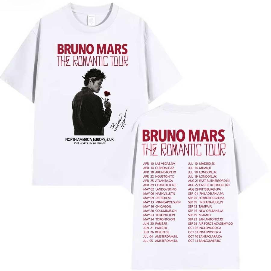 

Bruno Mars The RoUnisextic Tour T Shirt for Unisexs Clothing and Womens Clothing Hiphop Streetwear Tops Cotton 2026 Summer TShirt S