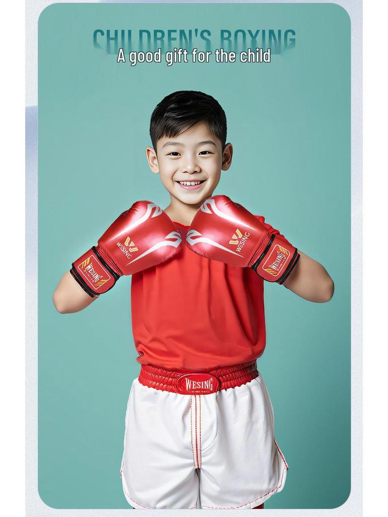 Dětské boxerské rukavice Jiurishan Prodyšná vesmírná kůže pro chlapce a dívky