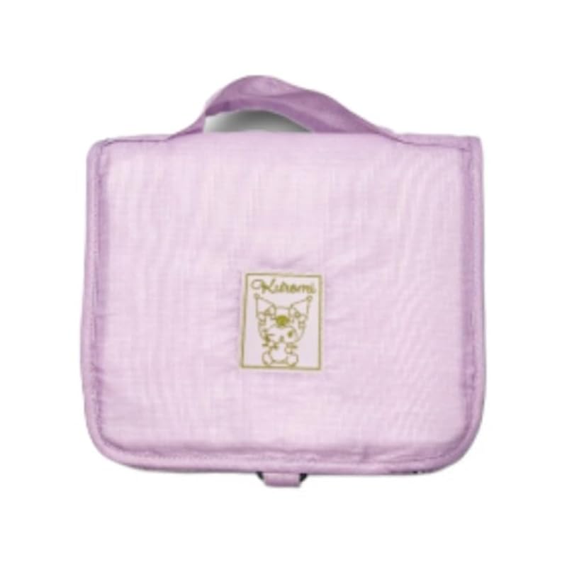 

Hatayama Shoji travel pouch with hook fruit hug Kuromi H20×W24×D8.5cm 33202826