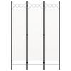 3 Piece Room Divider White 120 * 180 Cm
