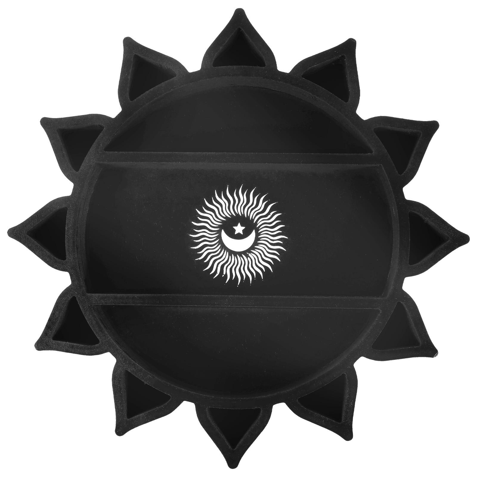 

Деревянная подставка для кристаллов Черная настенная плавающая полка для стены Драгоценные камни Статуэтки Искусство Маленькие растения Свечи Домашний декор 30cm чёрный