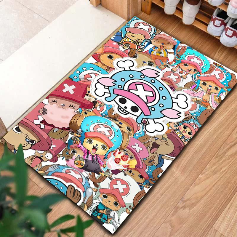 Tony Tony Chopper Teppich für Wohnzimmer Schlafzimmer Zuhause Sofadekoration, rutschfeste Spielmatte für Kinder