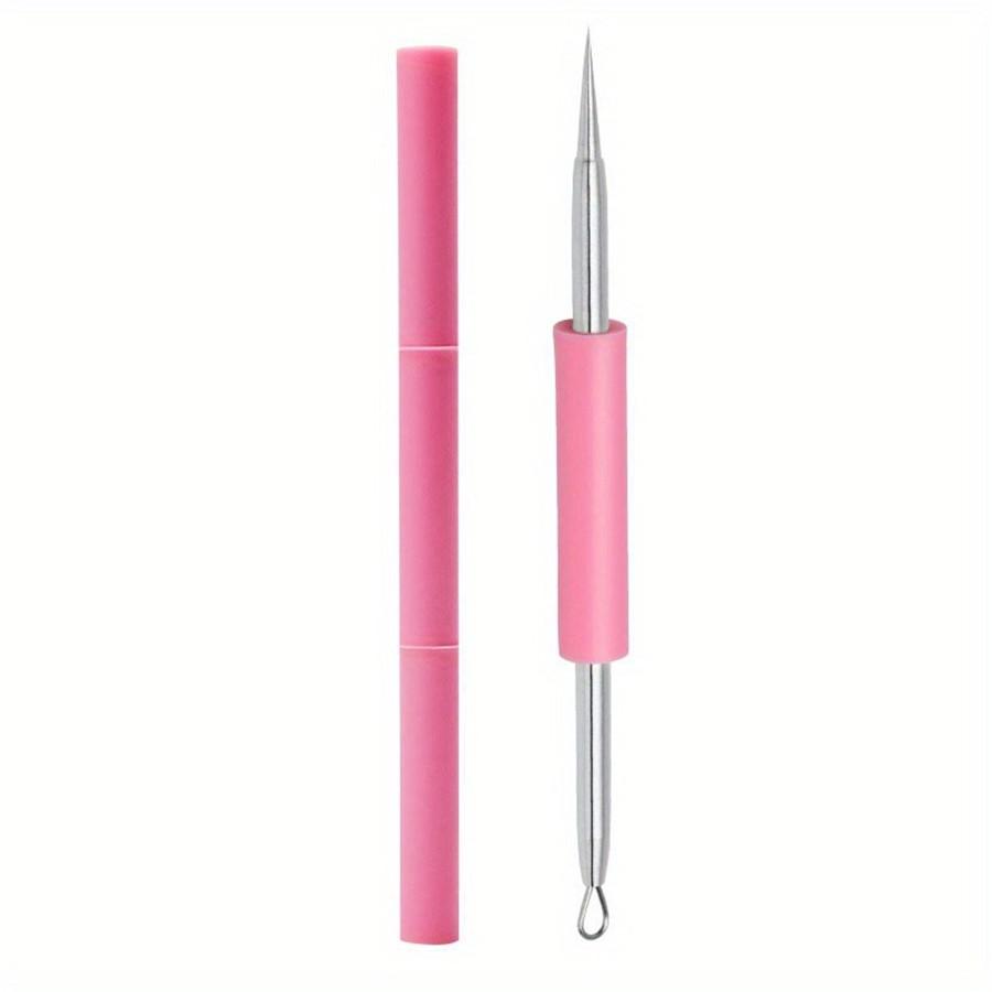 Double Head Acne Picking Tool - Blackhead & Blemish Removers for Efficient Acne Removal, Silicone Beauty Needle for Facial Skin