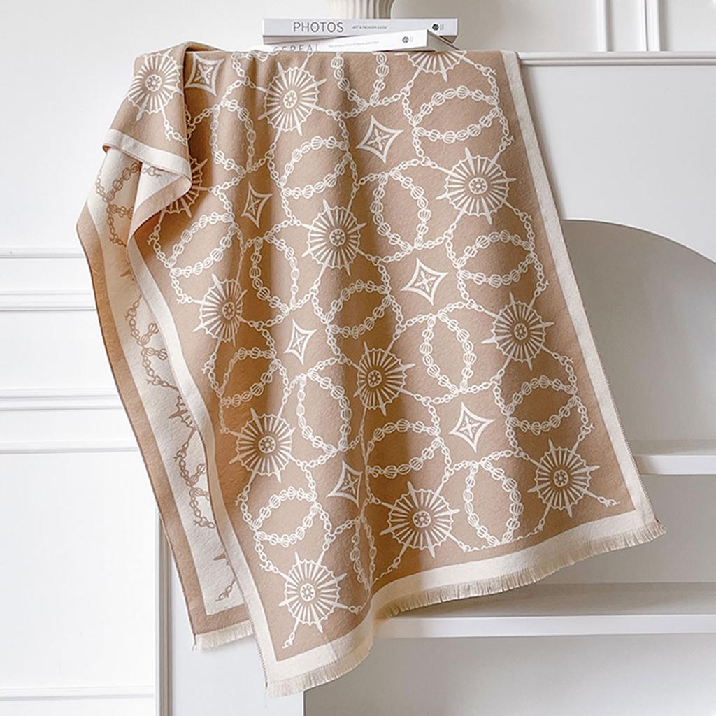 Luxury Warm Poncho Imitaion Cashmere Winter Women Scarf Shawl Wraps Female Thick Pashmina Blanket Bufanda Travel Echarpe