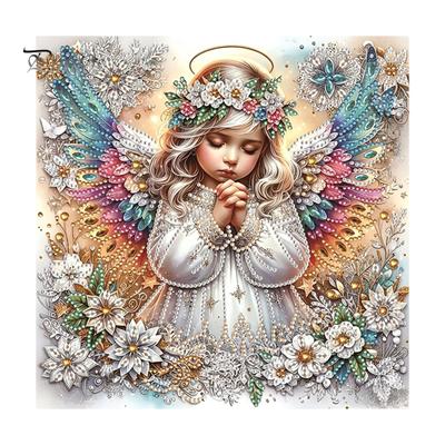 Immersive Freizeit Bastelsets Schmetterling Strass-Kunst-Set, Blume Pfau Kolibri Perlen-Set 3D Funkelnde Perlenmalerei Basteln für Erwachsene,