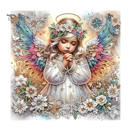 Immersive Leisure Time Crafts Butterfly Faux Diamond Art Kit, Flower Peacock Hummingbird Pearl Kit 3D Sparkling Bead Painting Craft for Adults,