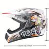 Unisex Off-Road Motorcycle Full Helmet Safety Cover 225 Yellow 21 Travel Personality Motorcycle Headset for Men And Women