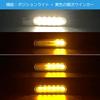 KSHOSIYOK LED Turn Signals for Mini Universal Position Light Motorcycles, Handlebar, Flowing, Sequential, Ultra-Small, Micro, E-Mark, Waterproof, M8,