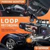 360° Car Dash Cam 4 Channels Video Recorder 1080P Car DVR 3 lens Front inside Rotatable and Rear View Black Box Car accessories
