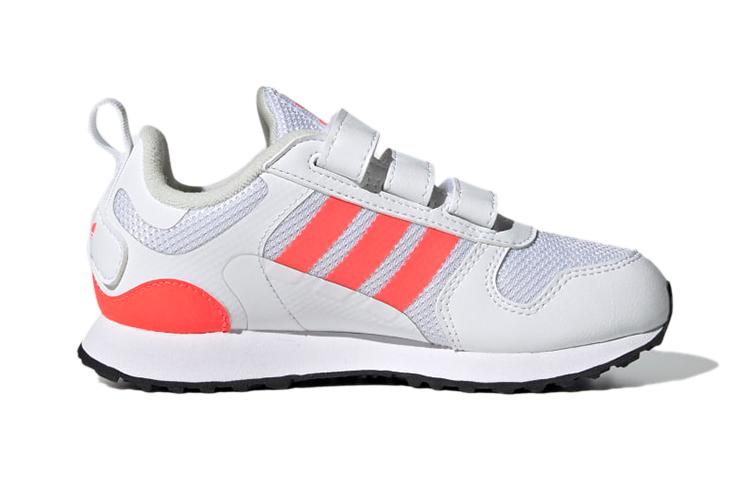Adidas Originals ZX 700 HD Comfortable Round Toe Slip Resistant Abrasion Resistant Low top Kids' Running Shoes White GY3296