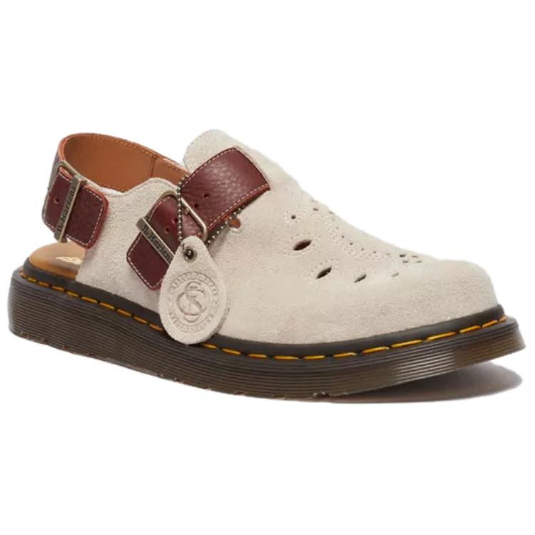 Dr. Martens Comfortable Simple Low-Top Casual Shoes Unisex Casual Shoes Beige Brown 31854795