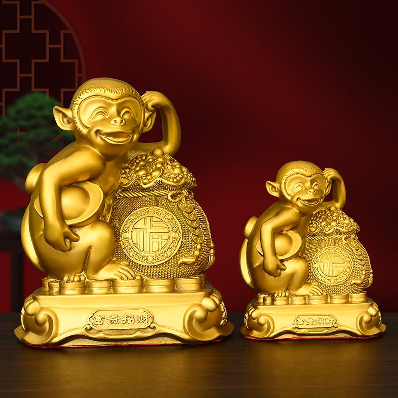 Zodiac Figurines Pure Copper Tiger Rat Ox Rabbit Dragon Snake Horse Sheep Monkey Rooster Dog Pig Home Decor Lucky Desktop