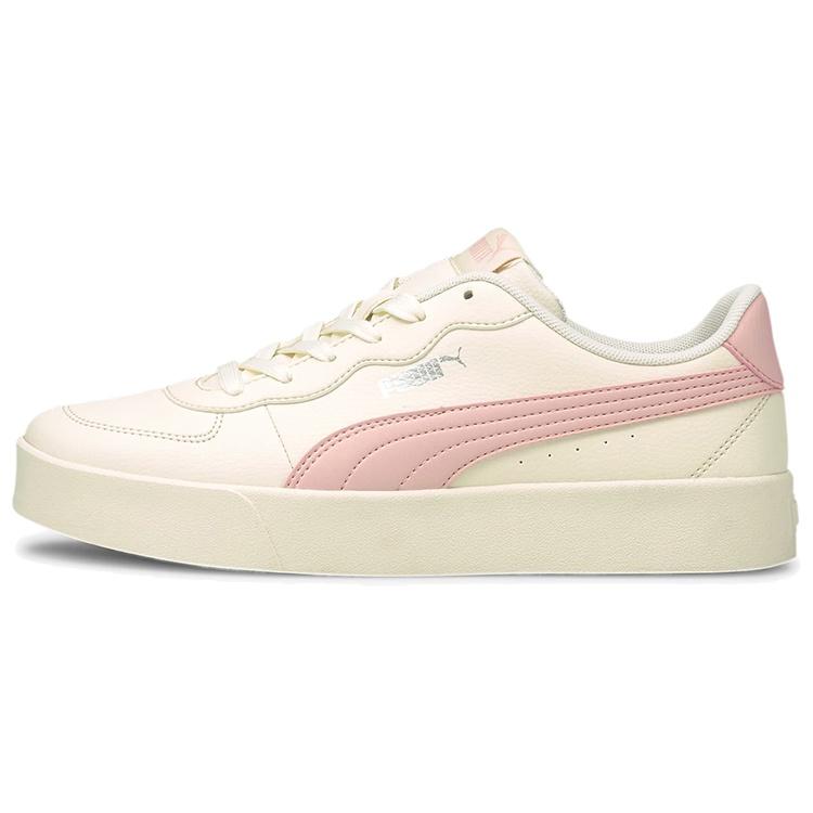 (WMNS) PUMA Skye Clean Casual Board Shoes White/Pink Women s 380147-05 EU 35.5