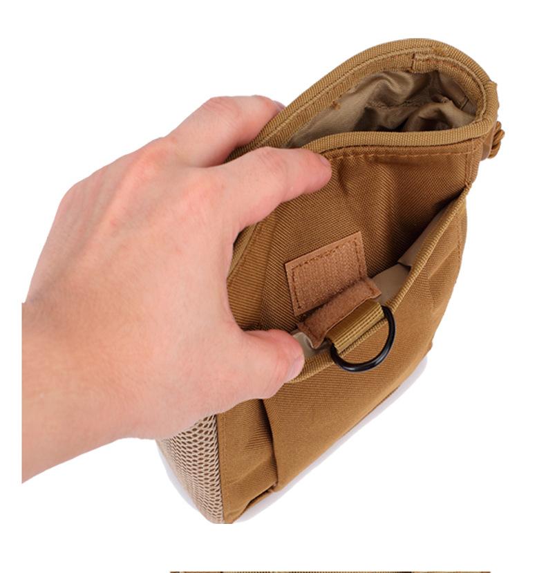 Small recycling bag miscellaneous storage bag camouflage construction site work outdoor hiking tactical waist bag lightweight