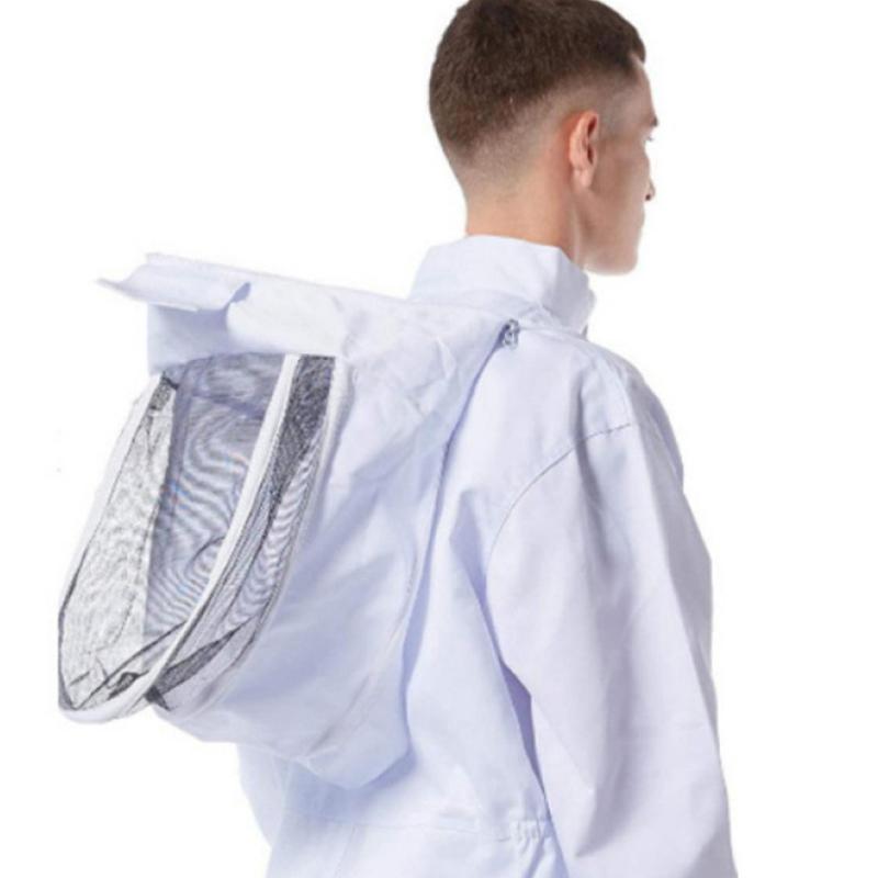 Beekeeping tools beekeeping tools beeproof clothing white beeproof clothing one-piece bee clothing cotton bee protective clothin