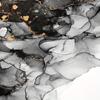 Nordic Marble Shower Curtain - Water-Resistant Polyester, Eyelets, Machine Washable, Artistic Bath Decor, 74x74 Inches
