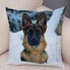 Sofa Home Pillowcase German Shepherd  Decoration Pet Animal Cushion,(8)