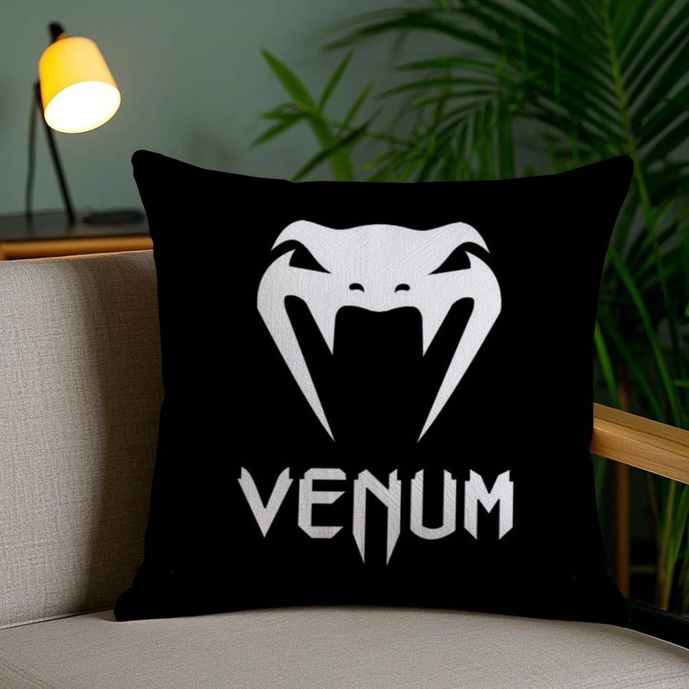 Крутая наволочка V-Venum для офисного дивана, стула в общежитии, спинки стула, короткий плюш, двусторонняя печать, домашняя наволочка для подушки 30cmx30cm