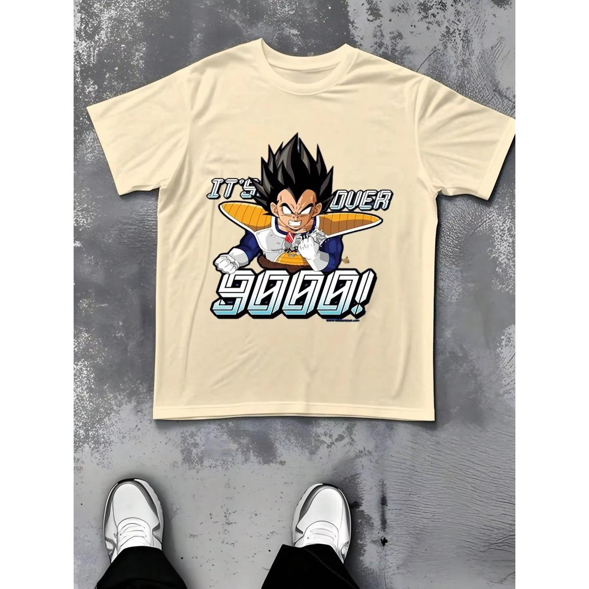 

Dragon Ball Trend Explosion Oversized Vegeta Anime Print Cotton Tshirt Men Summer Graphic Casual Tops Streetwear Y2k Clothes S