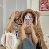 Cloak Blanket Bear Shape Thickened Soft Comfortable Keep Warmth Imitation Cashmere Large