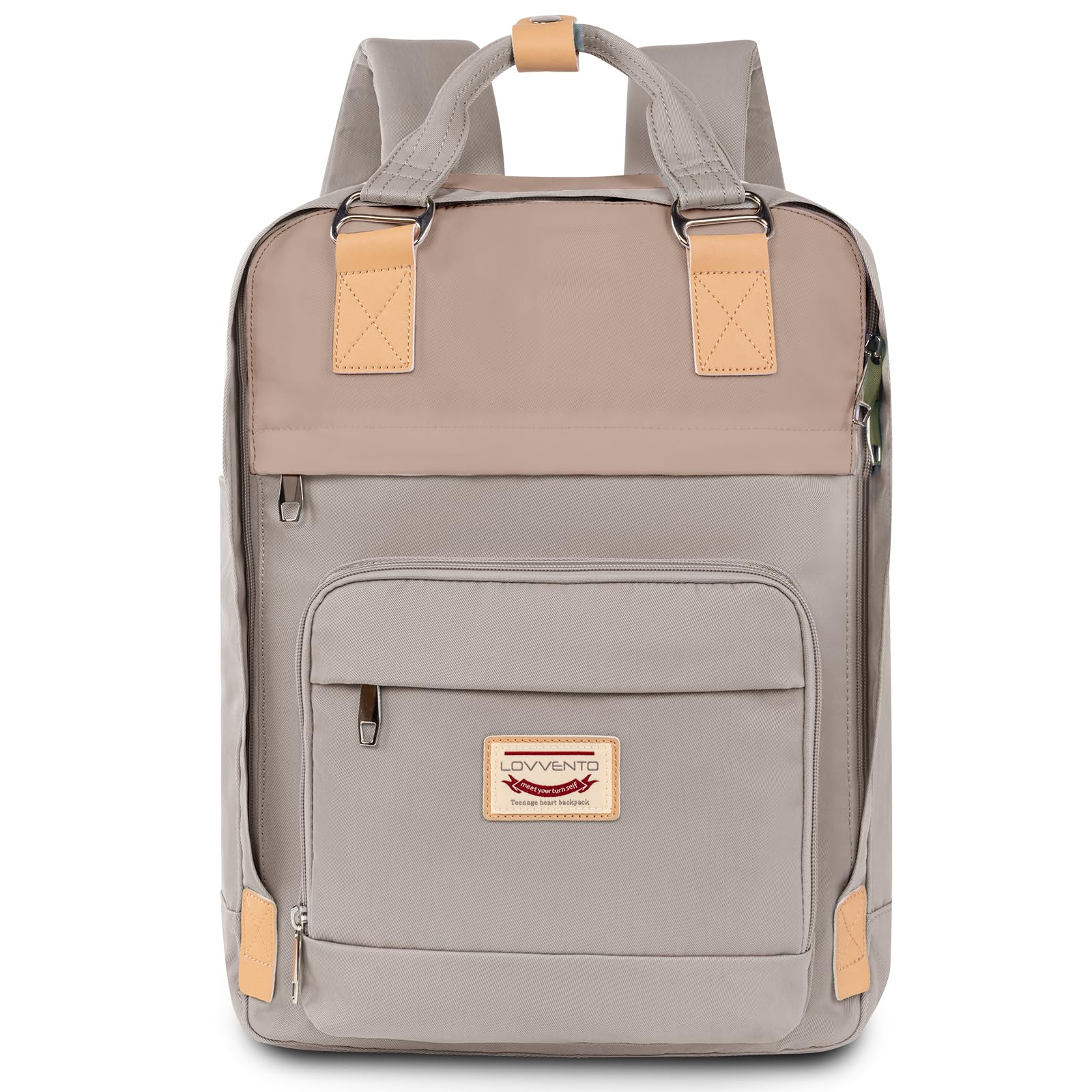 

Рюкзак Macaron Color, дюймовый 16-дюймовый рюкзак для хранения ПК, симпатичный рюкзак для компьютера, сумка для формата A4, совместимая с большим объемом, легкая, водоотталкивающая, 3-сторонняя, для школы светло-серый