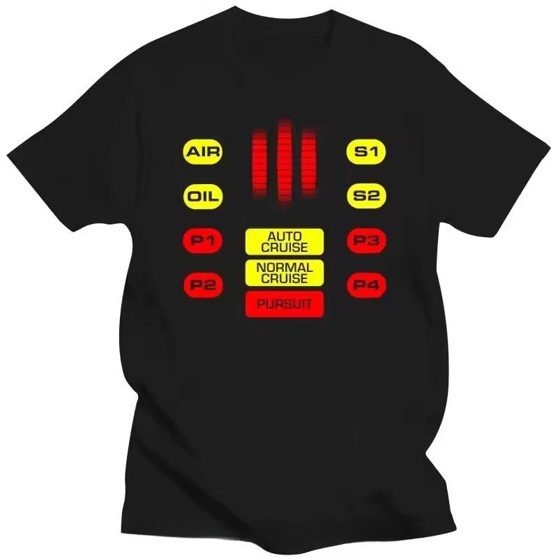 

2026 New Hot Knight Kitt Control Panel Print Tshirt Men and Women Short Sleeved Tops Tshirts Mens Tee S