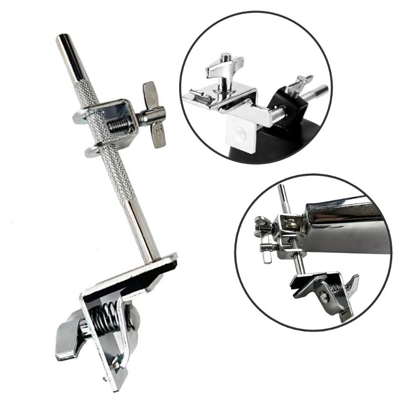 Adjustable Metal Cowbell Holder Clip Bass Drum Hoop Mounted Cowbell Clamp Percussion Accessories Easy To Install