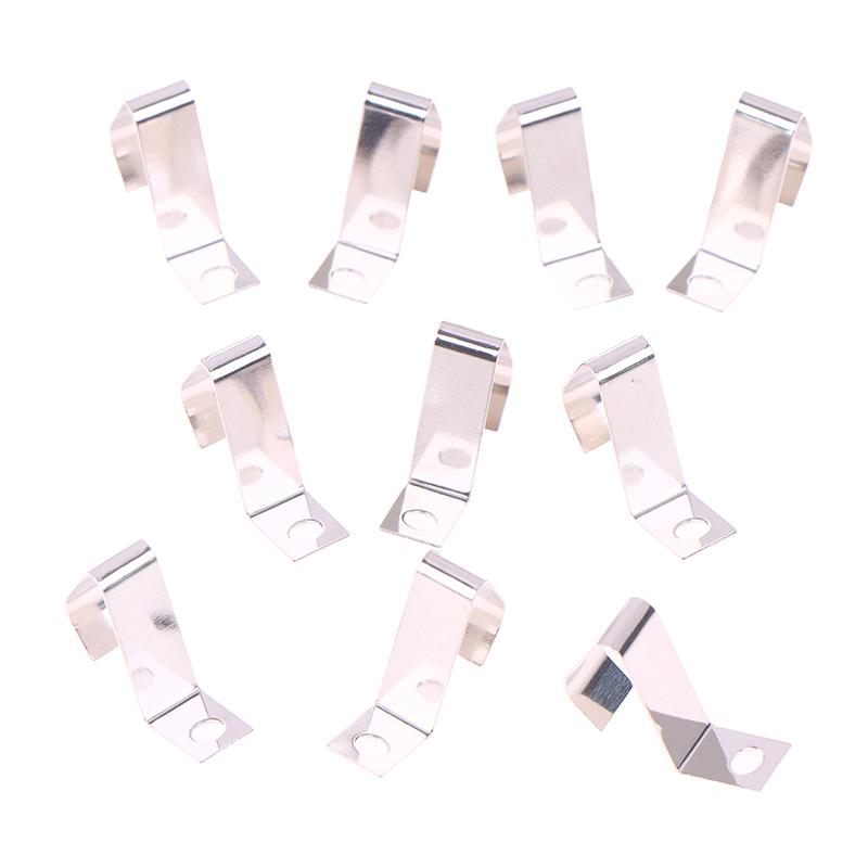 10Pcs 5231 Smt Battery Contact For A, Aa, Cr2, Cr123A, 9 Volt Battery Leaf Spring Contact Battery Contact