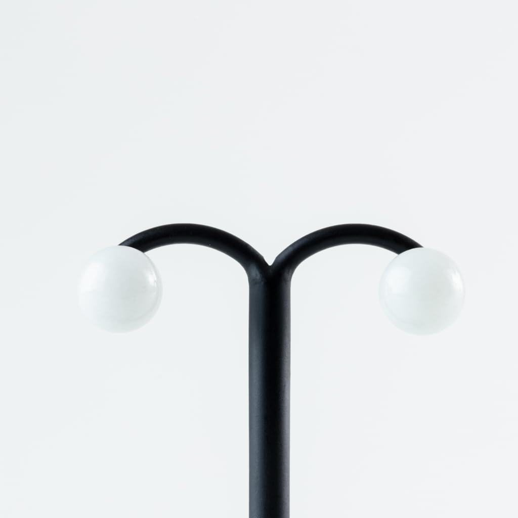 Itoigawa Natural Jadeite 8mm Bead Japanese National Jomon Power Stone Jadeite Workshop Guarantee APS0148 Earrings, Stone, [Itoigawa Kotaki/Quality