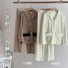 Light luxury style autumn new pajamas set long-sleeved autumn and winter loungewear two-piece living clothes women
