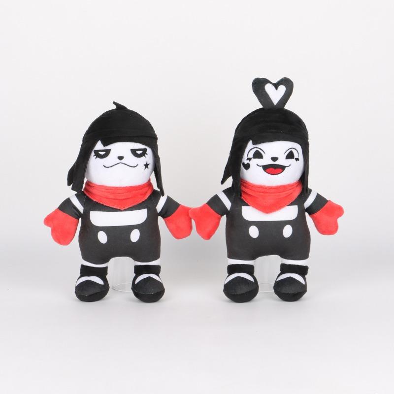 30cm Mime und Dash BonBon und ChuChu Plüschtiere Anime Peripherie-Stile Weiche gefüllte Cartoon-Spielcharakter-Puppe für Kinder Sammlerstück Geburtstagsgeschenk