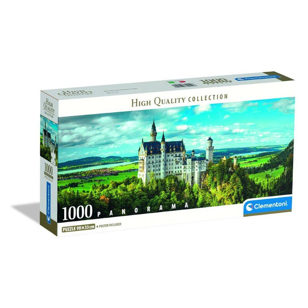 1000-piece puzzle. Panorama Compact The Neuschwanstein Castle