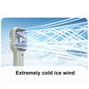 Portable Handheld Fan with Ice Cooling 6 Gear Wind Mini Personal Fans with Detachable Base Lightweight Rechargeable Fan for Office Travel Camping
