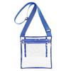Casual PVC Waterproof Transparent Pouch Large Capacity Adjustable Strap Shoulder Bag Lightweight Messenger Bag Women