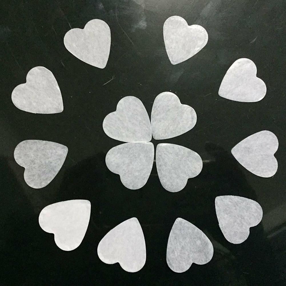 Paper Confetti Biodegradable Tissue Paper White 0.98 Inch 1.5cm