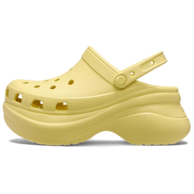 Crocs Bae Clog Classic Damen Gelb Bequem Vielseitig Plateau Atmungsaktiv Outdoor Clogs 206302-78R