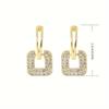 Trendy New Personalized Square Geometric Earrings