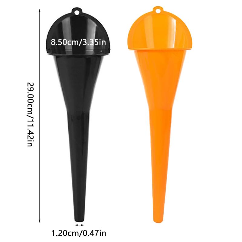 SEAMETAL Betankungstrichter Freihand Langhals Benzinmotoröl Kraftstofffilter Auto Motorrad Spezial-Kunststofftrichter