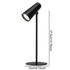 LED Desk Lamp 3-Level Brightness Adjustable USB Rechargeable Home Office Bedroom Bedside Table Reading Light